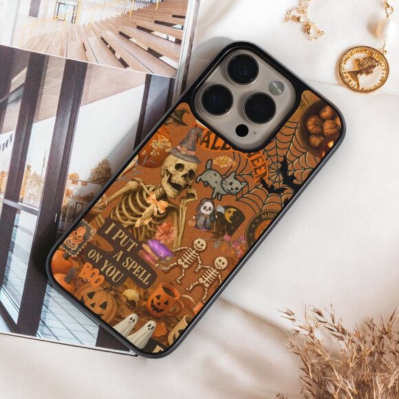 Halloween Phone Cover – iPhone 16, 15 Pro, Galaxy S25, S24, S24 Ultra, Pixel 9 - Picture 1 of 9